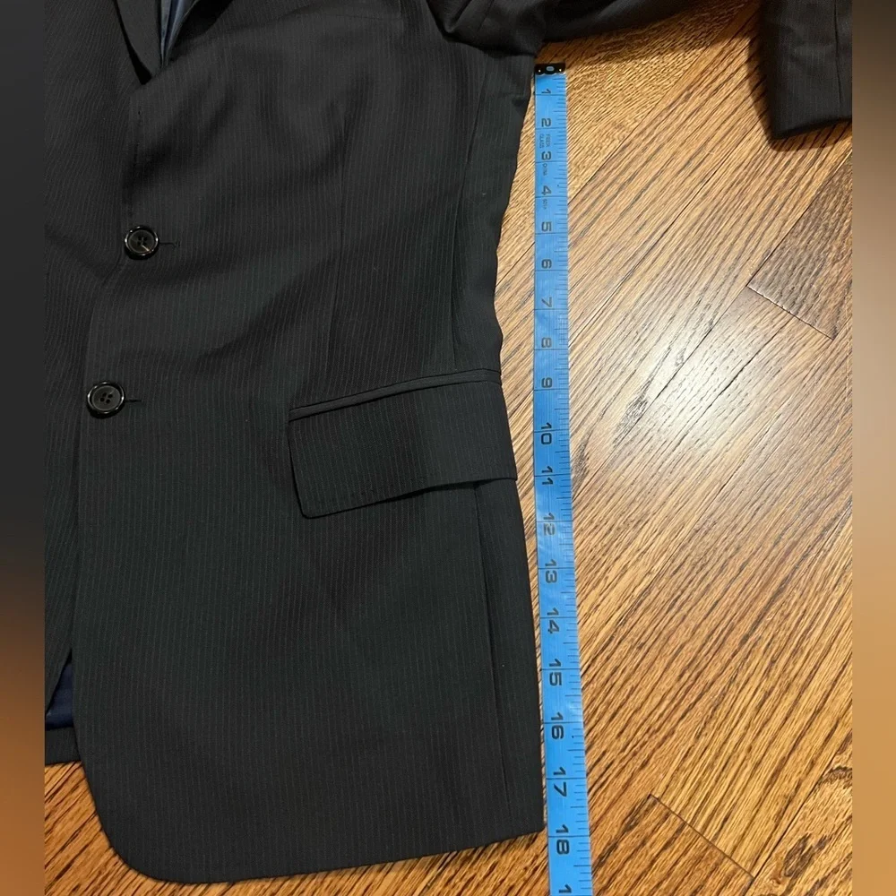 Billy Reid | Navy Blue Pinstripe‎ Blazer Wool Sz 36